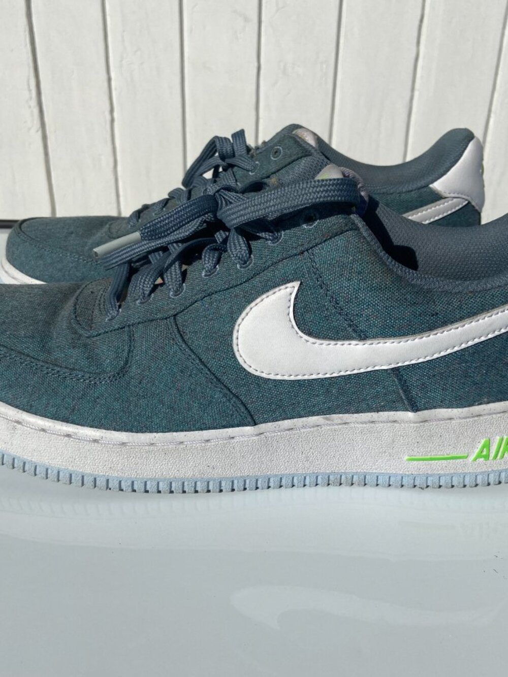 Nike Air Force 1 Low '07 Recycled Canvas Pack Ozone Blue Men's 11 CN0866-001